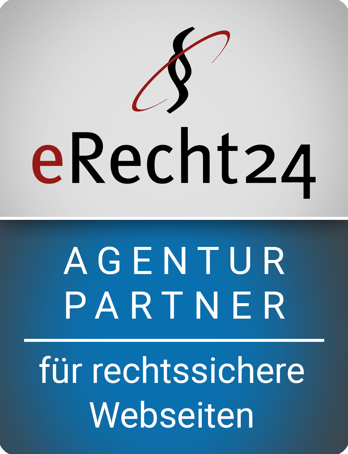 Wir sind Agenturpartner von eRecht24 Rechtsanwalt Sören Siebert. Das bedeutet mehr Rechtssicherheit von eRecht24 für die Kunden-Webseiten von GS Werbung + Webservice